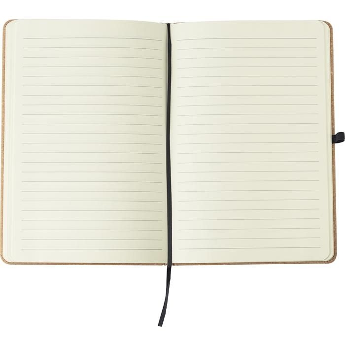 GI1015151-01Notizbuch aus recyceltem Leder _A5_ Gianna_ schwarz