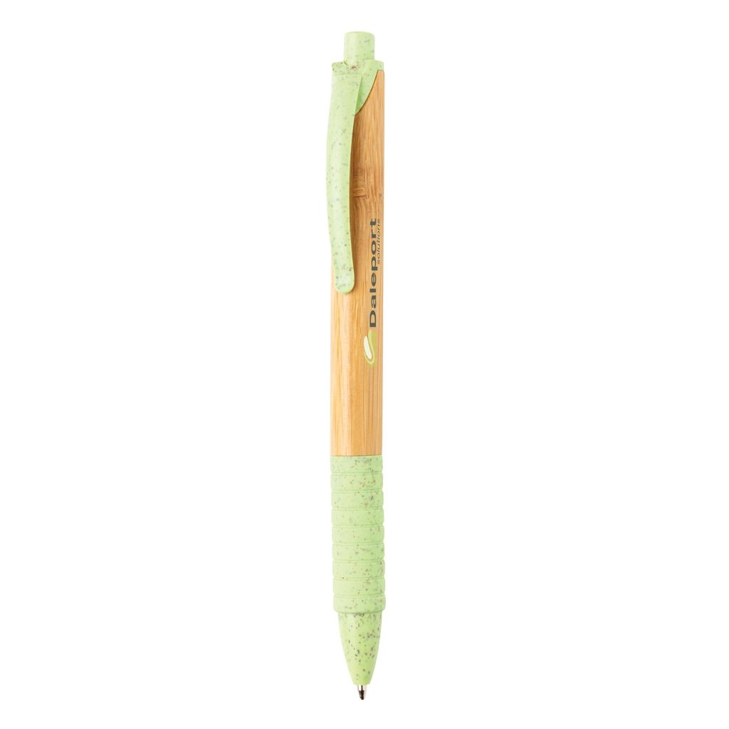 XDP610.53-7Bambus _ Weizenstroh Stift_ gruen