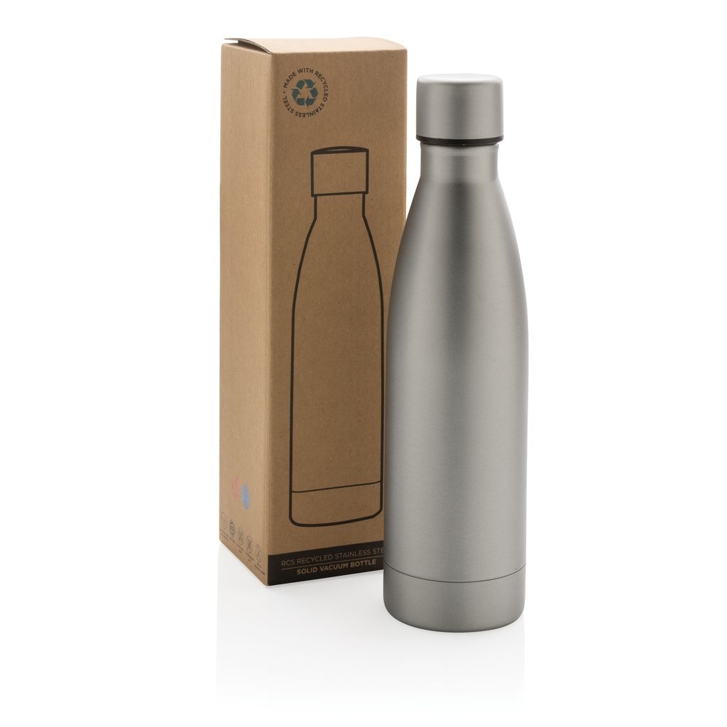 XDP433.27-2RCS recycelte Stainless Steel Solid Vakuum-Flasche_ grau
