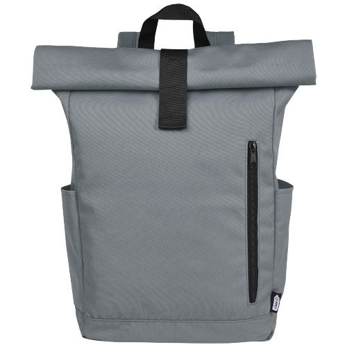 PF120659-5Byron 15_6_ GRS RPET Roll-Top Rucksack 18 L_ hellgrau