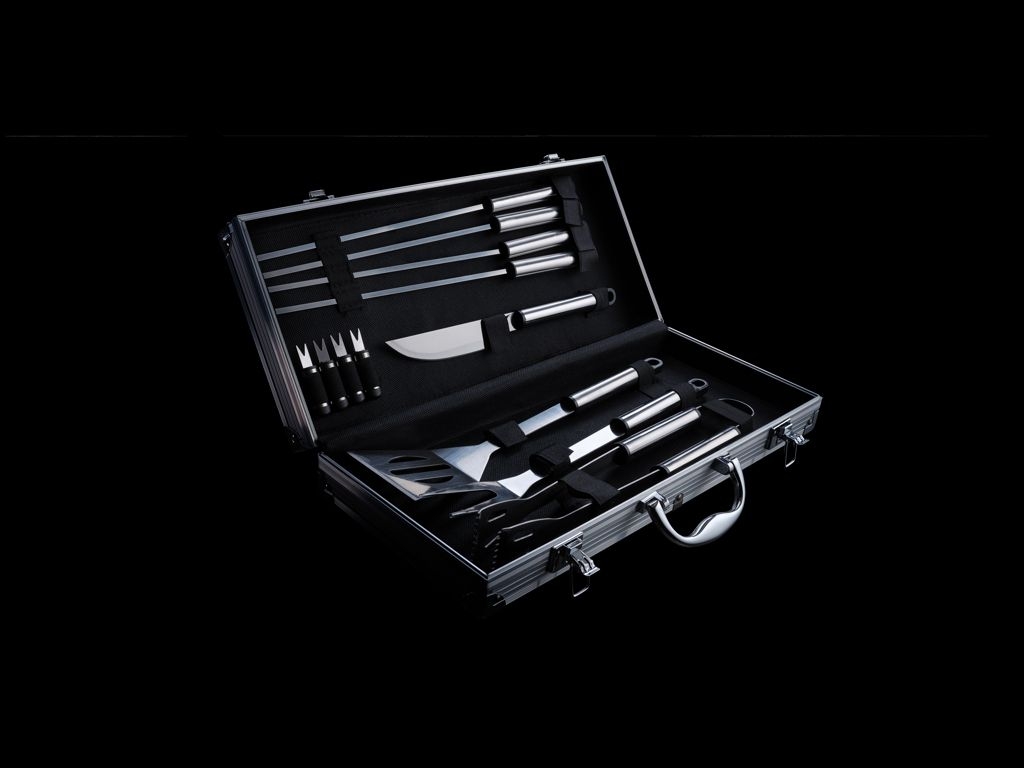 XDP422.18-2Grillset Profi_ silber