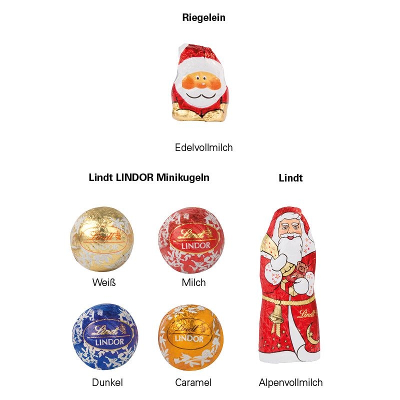 JG20043-1Standbodenbox Weihnachten Lindt_ Lindt Weihnachts-Mix