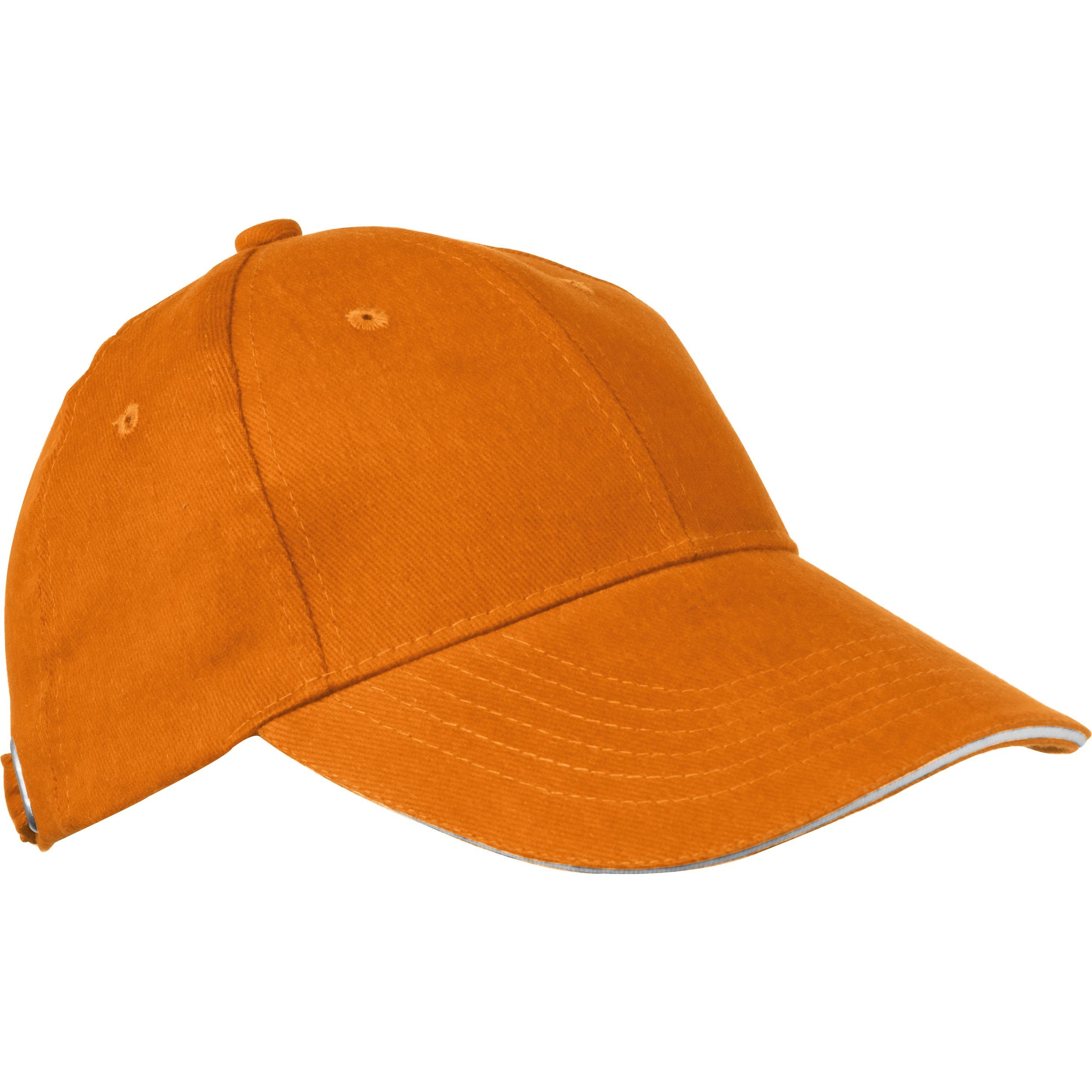 MA50466-106 Panel Sandwich Baseball Cap_ orange MA50466-106 Panel Sandwich Baseball Cap_ orange