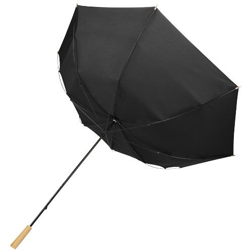 PF109409-3Romee 30'' windbestaendiger Golfschirm aus recyceltem PET_ schwarz