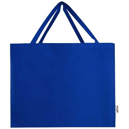 PF120734-4Odessa 220 g_m² Baumwoll Tragetasche aus GRS recycelter Baumwolle 40L_ royalblau