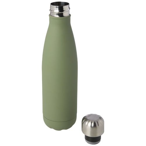 PF100790-3Cove 500 ml RCS-zertifizierte vakuumisolierte Edelstahlflasche_ heather gruen