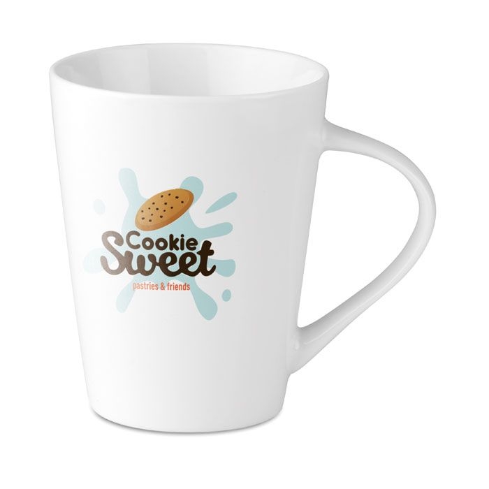 MO9078-06Rome Porzellan Kaffeebecher 250ml_ Weiss