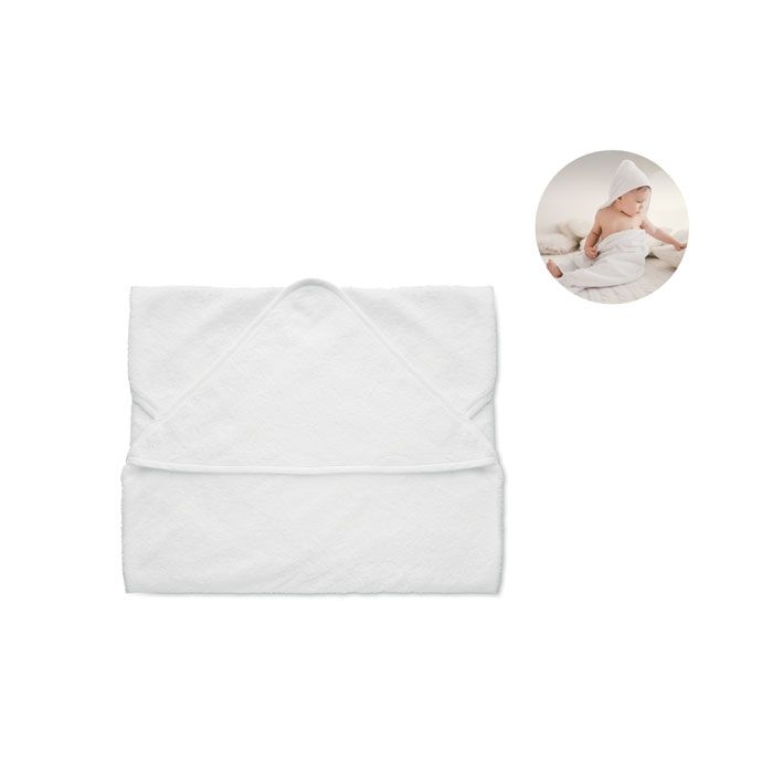 MO2253-06Hugme Kapuzenbadetuch Baby_ weiss