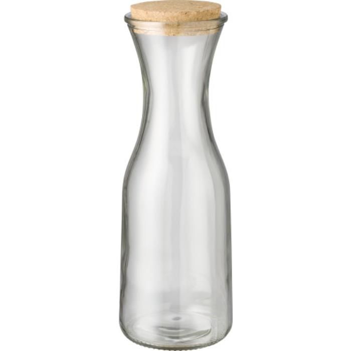 Karaffe aus recyceltem Glas (1 L) Rowena, transparent