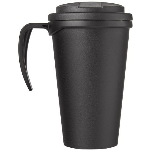 PF210421-1Americano® Grande 350 ml Isolierbecher mit auslaufsicherem Schraubverschluss_ schwarz_schwarz
