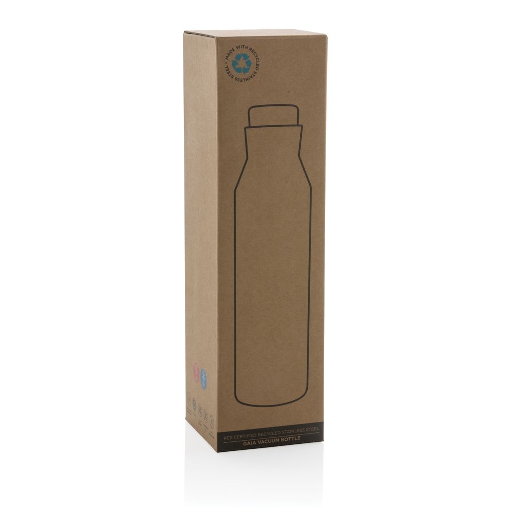 XDP435.52-1Gaia Vakuumflasche aus RCS recyceltem Stainless-Steel_ schwarz