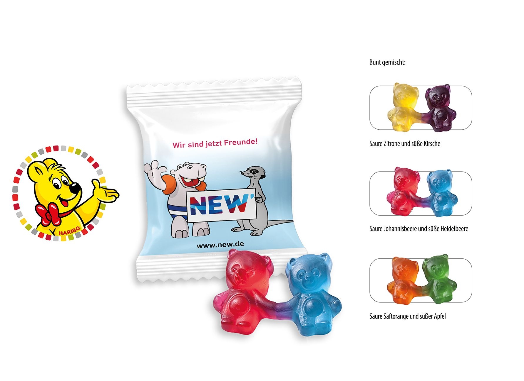 SW0844-2HARIBO Baerchen-Paerchen Werbetuete_HARIBO Baerchen-Paerchen_ Folie transparent SW0844-2HARIBO Baerchen-Paerchen Werbetuete_HARIBO Baerchen-Paerchen_ Folie transparent