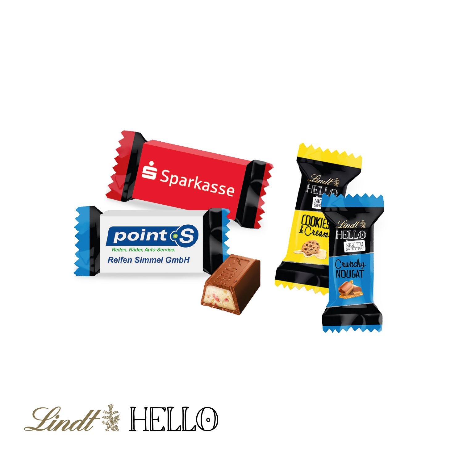 CD91295-01Lindt HELLO im Werbeschuber_ gemischt