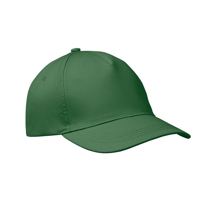 MO1447-60Buzz 5-Panel-Baseball-Cap_ dunkelgruen