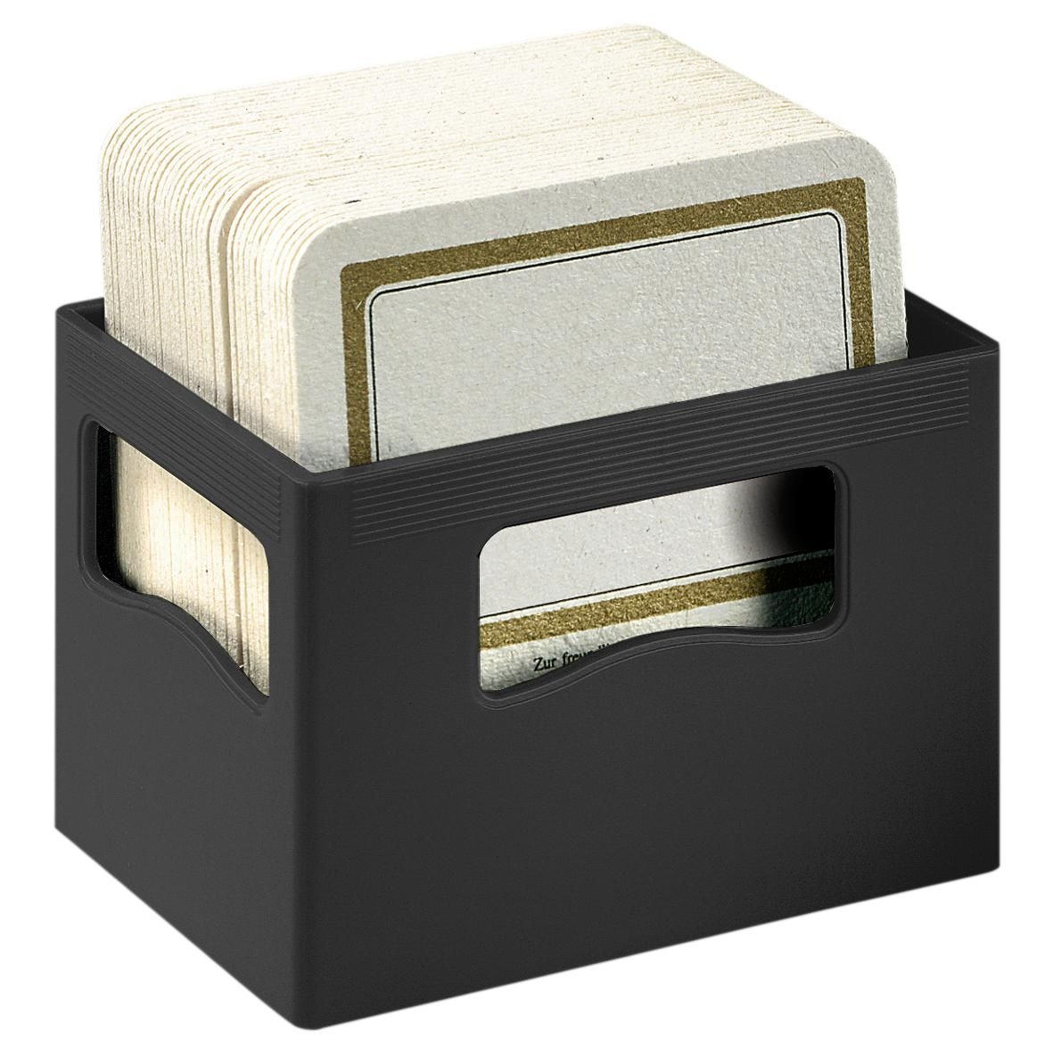 EL04865-1Bierdeckel-Staender _Bierkasten_ schwarz