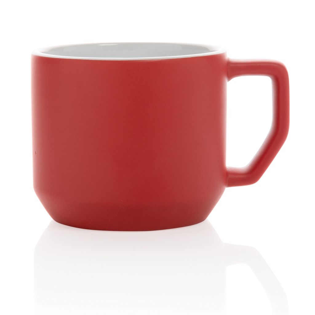 XDP434.04-4Moderne Keramiktasse_ 350ml_ rot