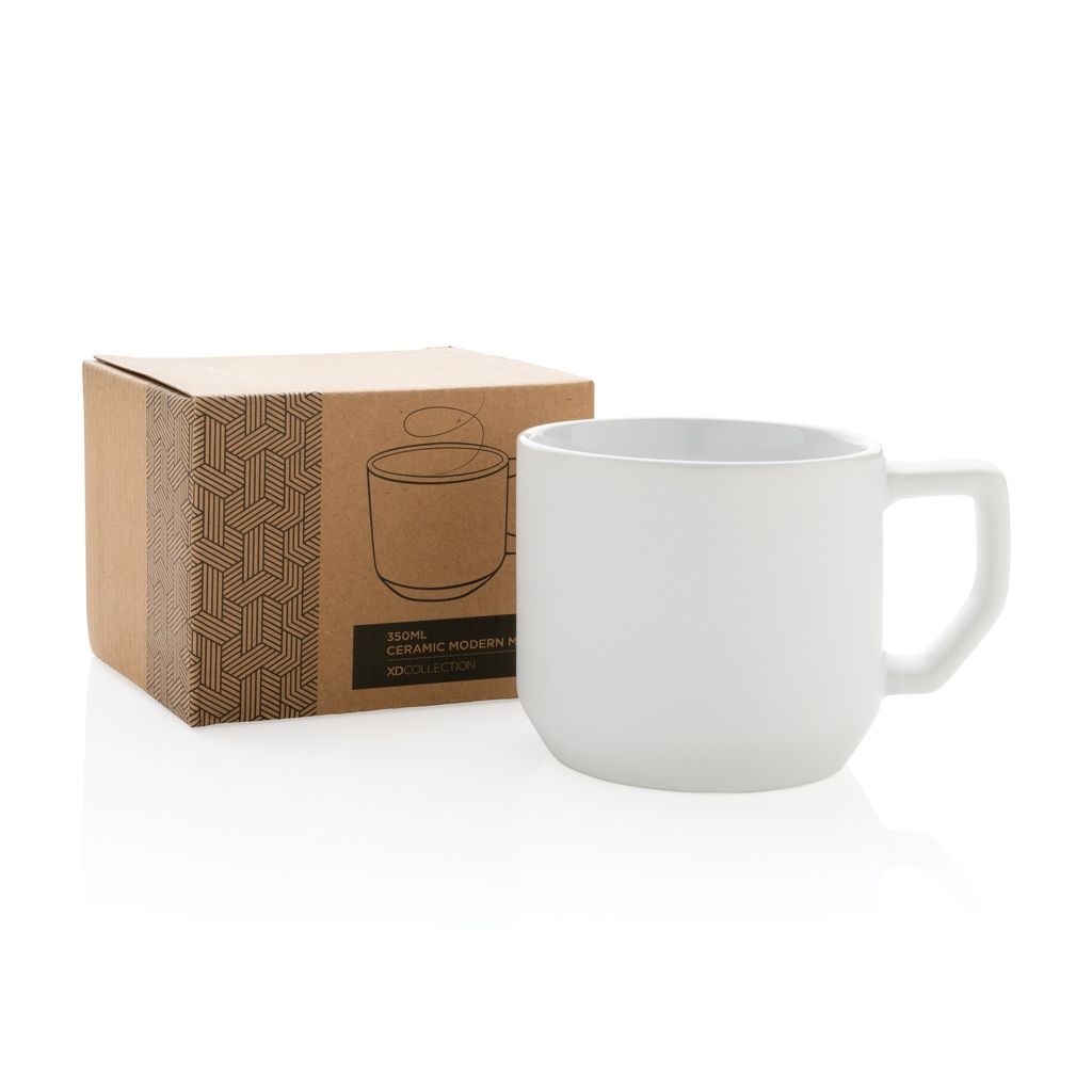 XDP434.04-3Moderne Keramiktasse_ 350ml_ weiss