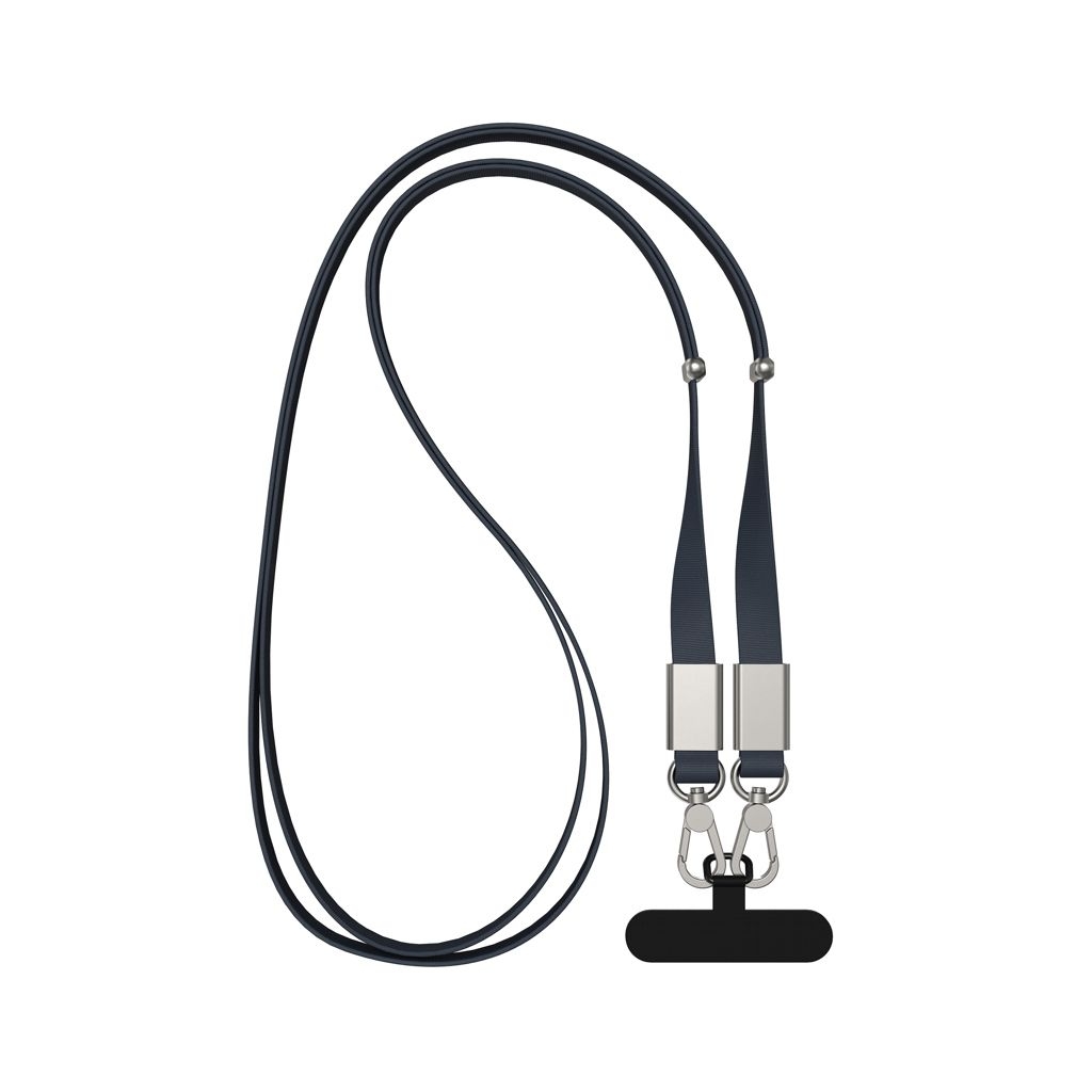 XDP302.92-25Nivo Crossbody-Handyband aus RCS recyceltem PET_ navy blau