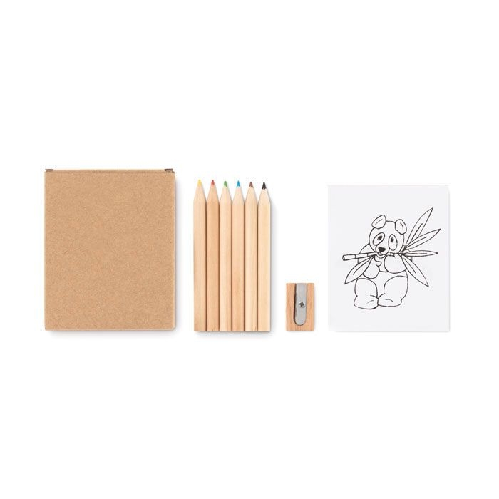 MO9873Little Vangogh Mal-Set mit Buntstiften