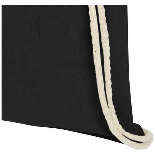 PF120113-2Oregon 100 g_m² Premium Turnbeutel 5L_ schwarz