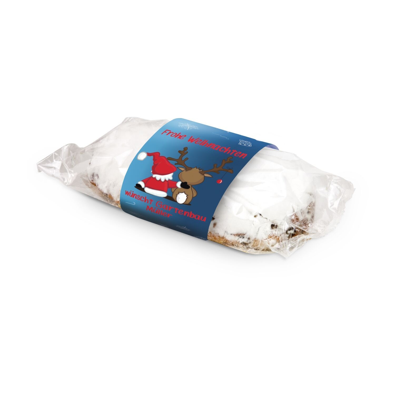 RP1345Christstollen im roten Geschenkkarton