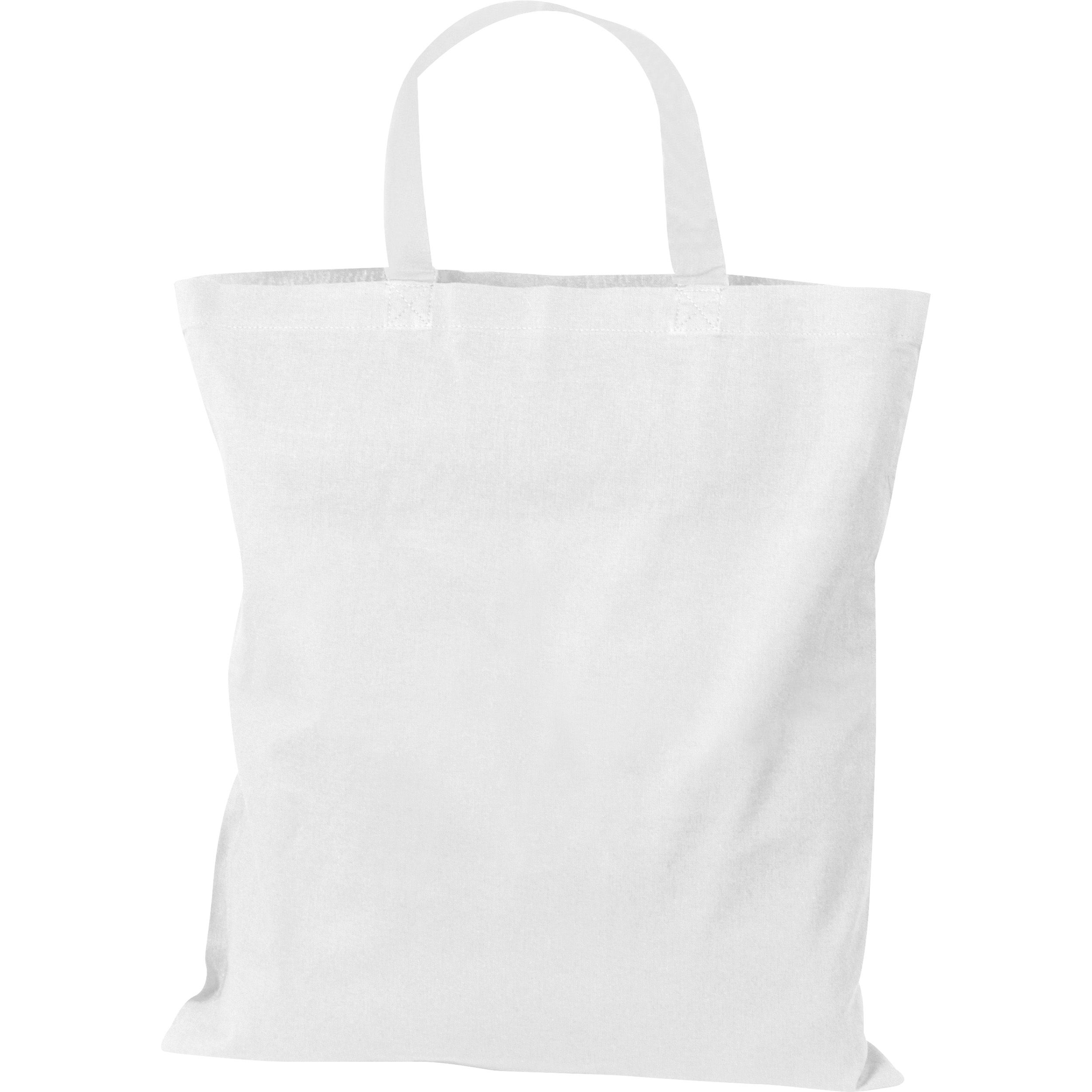 MA60680-06Baumwolltasche mit kurzen Henkeln _ weiss MA60680-06Baumwolltasche mit kurzen Henkeln _ weiss