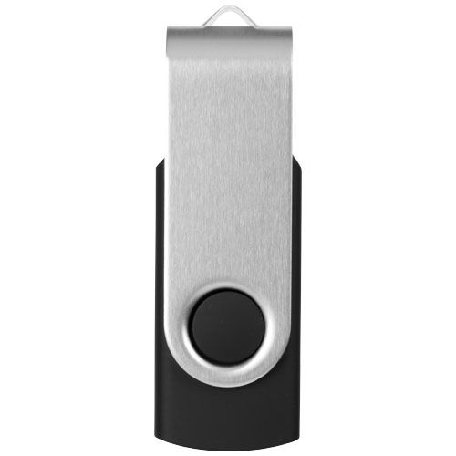 PF123504-1Rotate-Basic 2 GB USB-Stick_ schwarz_silber_ 2 GB