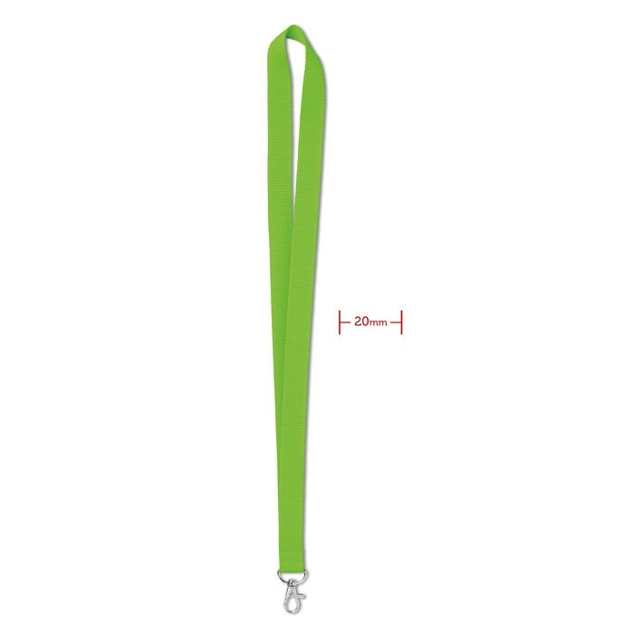 MO9058-48Simple Lany Lanyard 20mm_ limettengruen MO9058-48Simple Lany Lanyard 20mm_ limettengruen