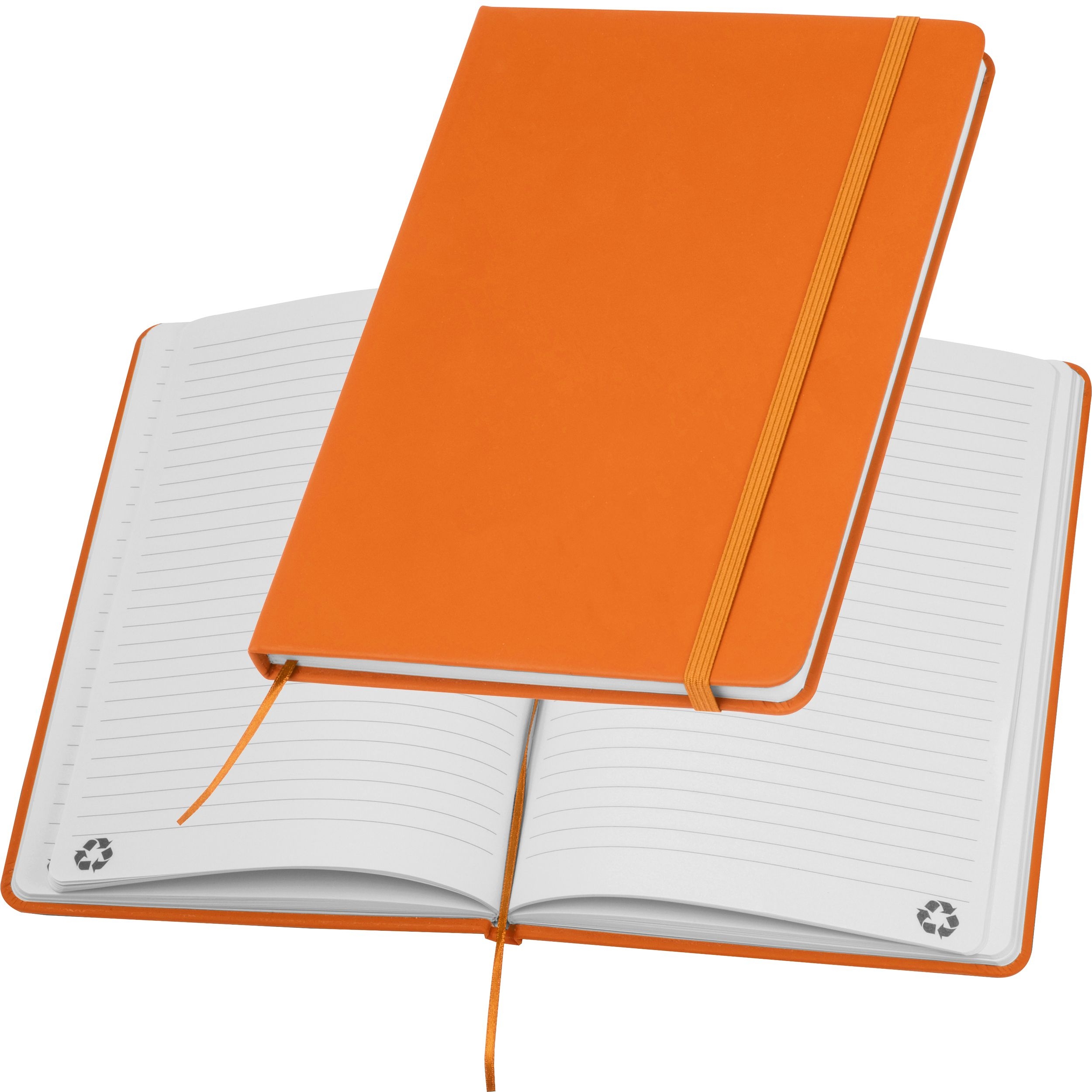 MA25261-10A5 Notizbuch aus Recyclingpapier _ orange MA25261-10A5 Notizbuch aus Recyclingpapier _ orange