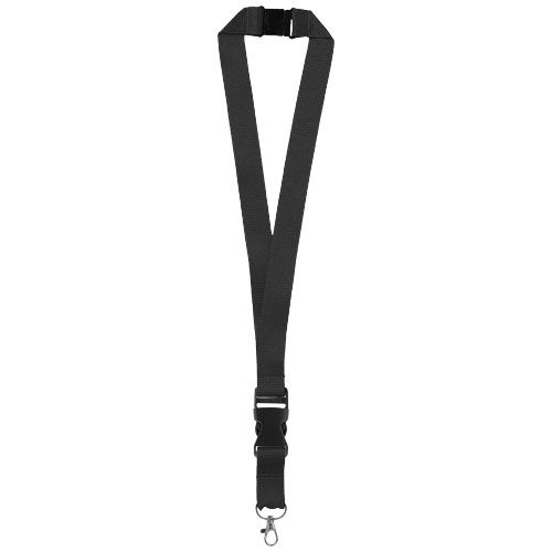 PF102130-5Yogi Lanyard mit Sicherheitsverschluss_ schwarz