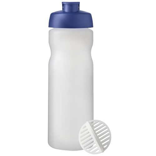 PF210703-7Baseline Plus 650 ml Shakerflasche_ blau_klar mattiert