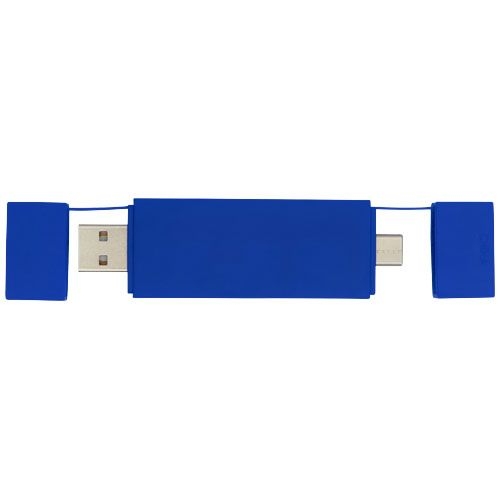 PF124251-3Mulan doppelter USB 2.0-Hub_ royalblau