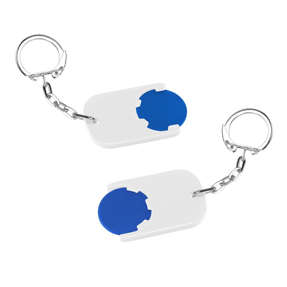 HE7555K-3-0Chiphalter mit 1€-Chip _Gamma_ blau_ weiss