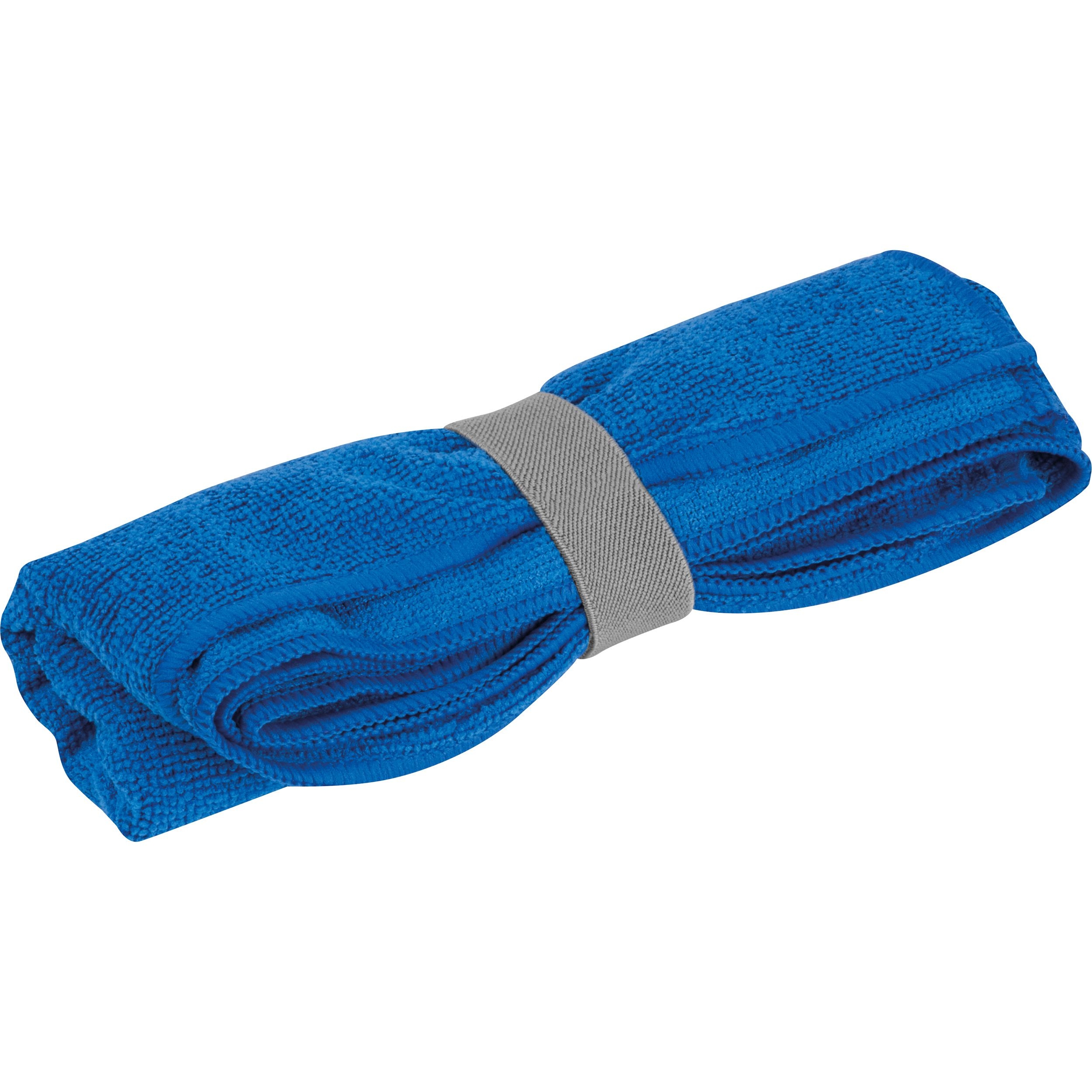 MA74754-04Mikrofaser Handtuch mit Gummiband HUGH_ blau