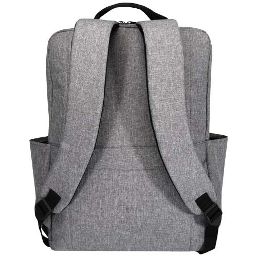 PF130084-1Libra 15_ Laptop-Rucksack aus recyceltem GRS-Material 15 L_ heather grau