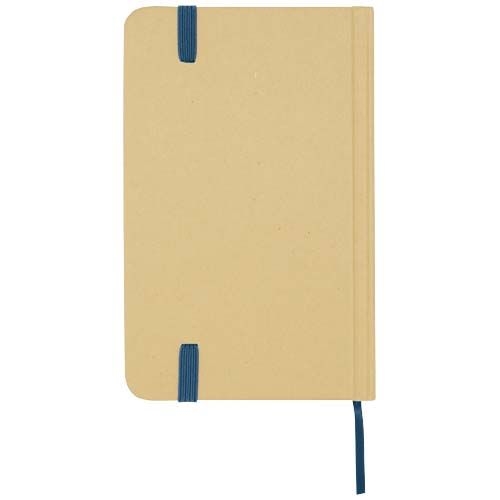 PF106022-3Reed A6 Hardcover Notizbuch_ blanko_ aus recyceltem Material_ Ozeanblau