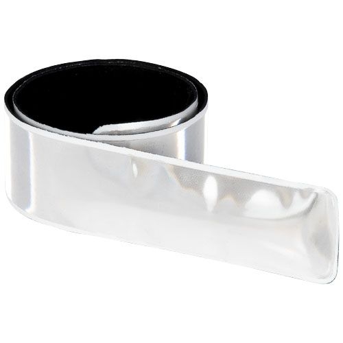 PF122051-1RFX™ Johan 38 cm reflektierendes Sicherheits-Schnapparmband_ weiss