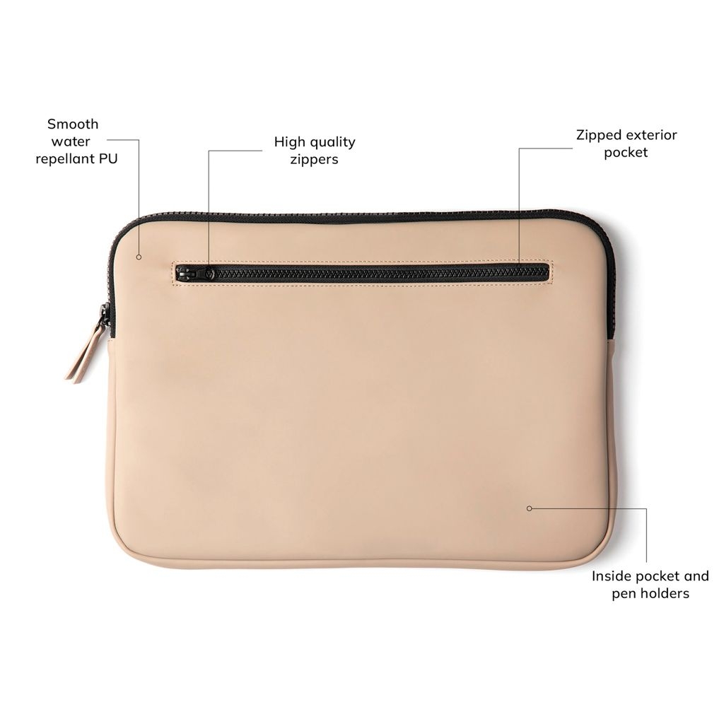 XDV5016-20VINGA Baltimore Laptopcase 15“_ greige