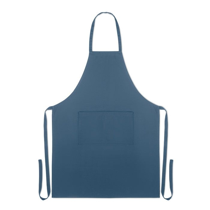 MO6263-04Raipur Colour Kuechenschuerze Organic Cotton_ Blau
