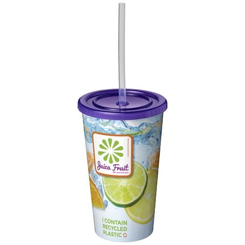 PF210027-6Brite-Americano® 350 ml doppelwandiger Stadium Becher_ lila PF210027-6Brite-Americano® 350 ml doppelwandiger Stadium Becher_ lila