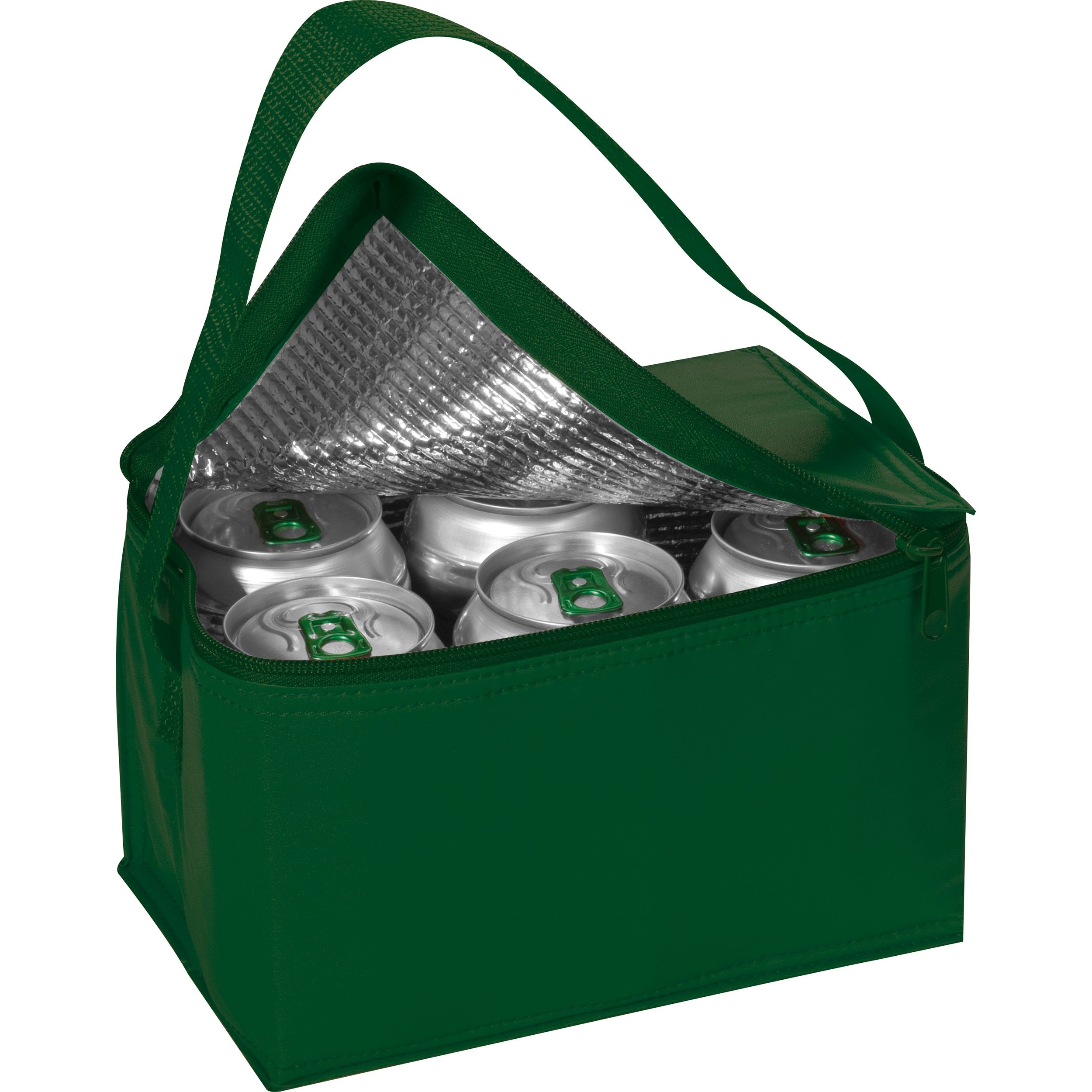 MA67004-99Kuehltasche fuer 6 Dosen à 0_33l_ dunkelgruen
