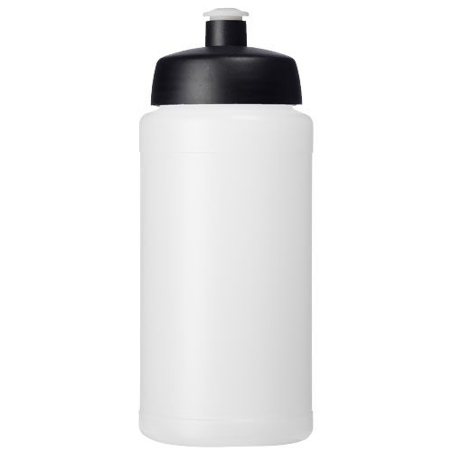 PF220200-10Baseline® Plus 500 ml Sportflasche_ schwarz_transparent weiss