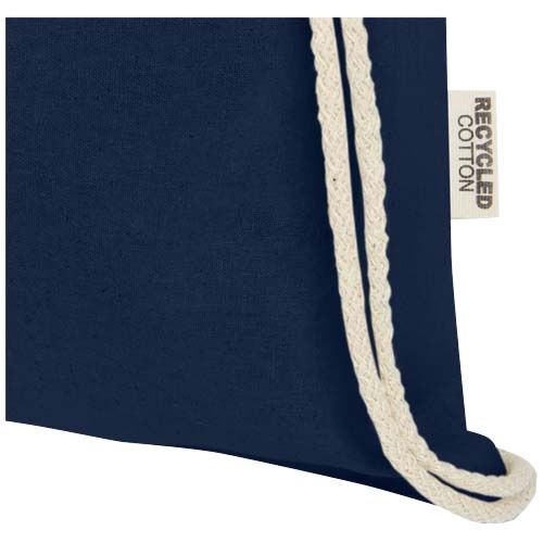 PF120735-4Oregon 140 g_m² Turnbeutel aus GRS recycelter Baumwolle_ navy