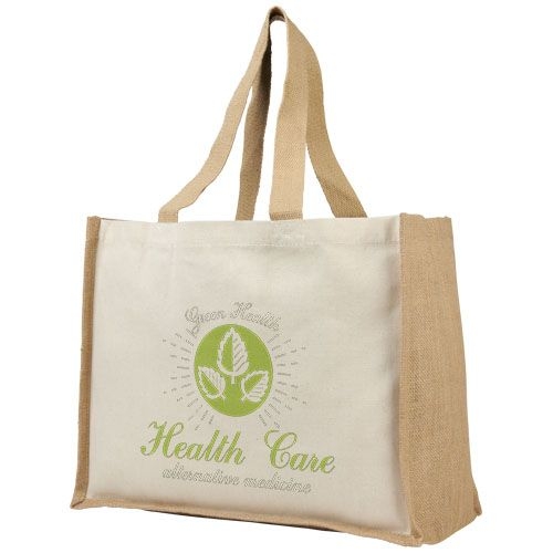PF210701-1Varai 320 g_m Canvas und Jute Einkaufstasche 23L_ natural_natur