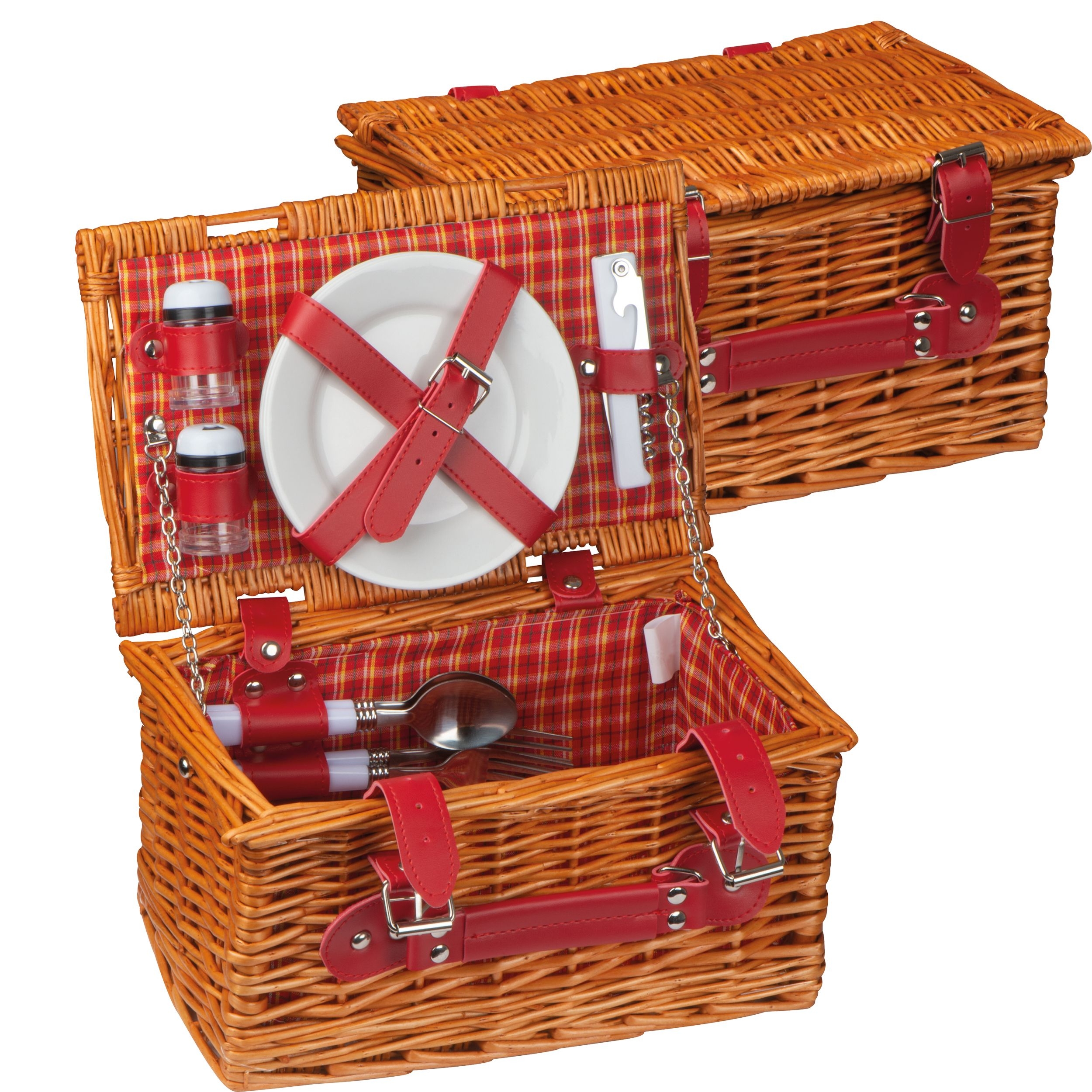 MA60856-01Picknickkorb fuer 2 Personen_ braun