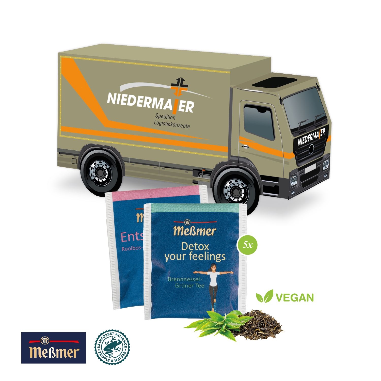 CD91676-013D Praesent _LKW_ mit Messmer_ Messmer Tee