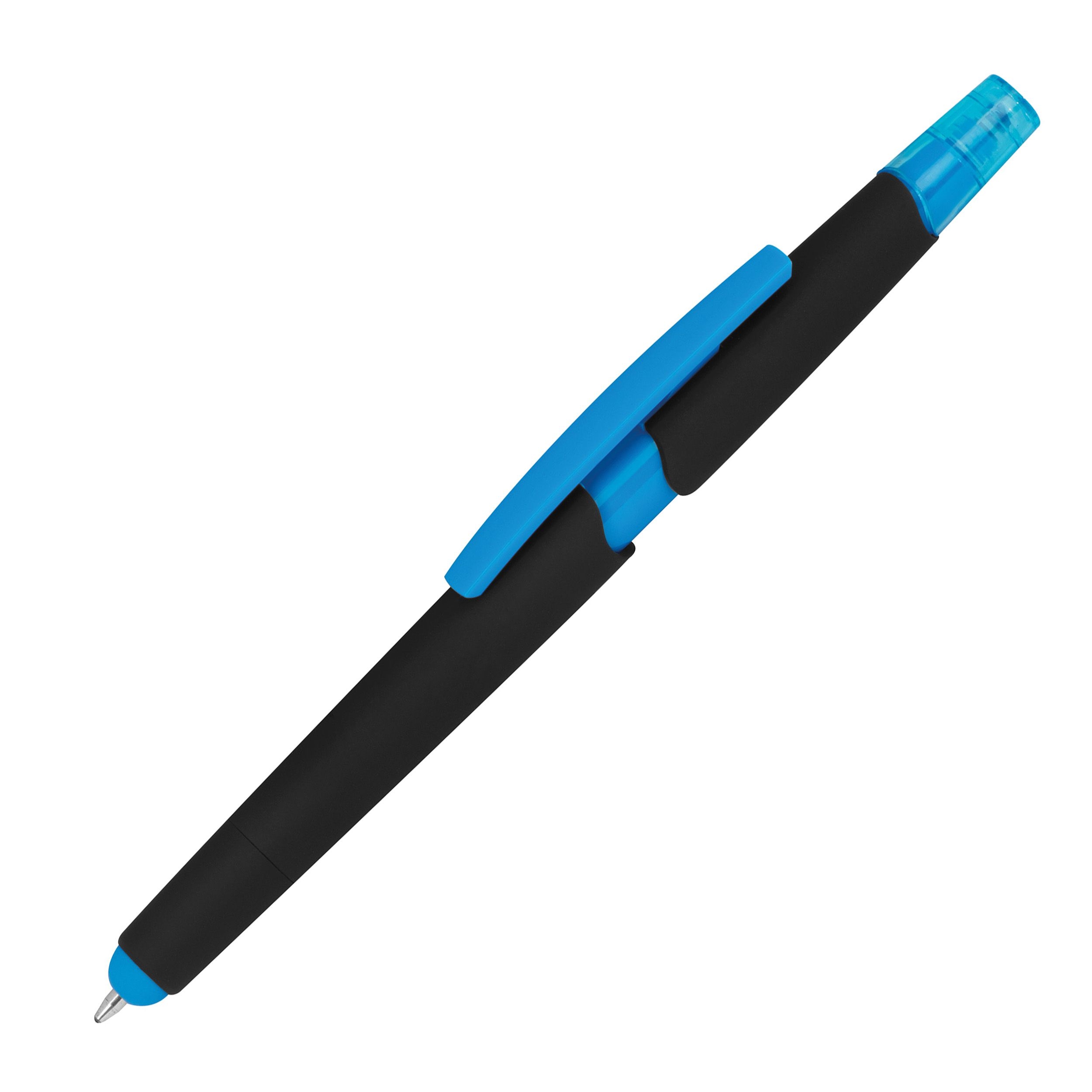 MA10965-24Kugelschreiber mit Textmarker und Touchfunktion_ hellblau