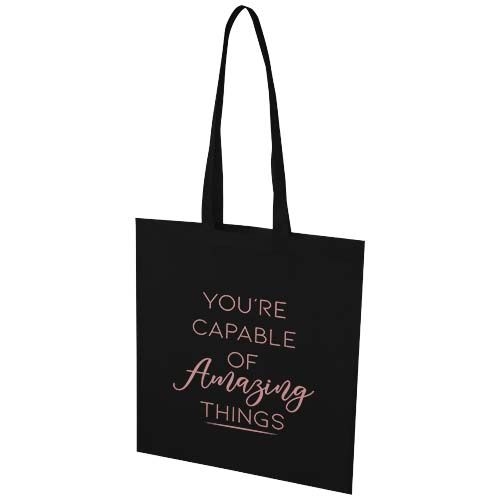 PF130105-6EcoSeal GRS-recycelte Nonwoven Kongress Tragetasche 6 L_ schwarz