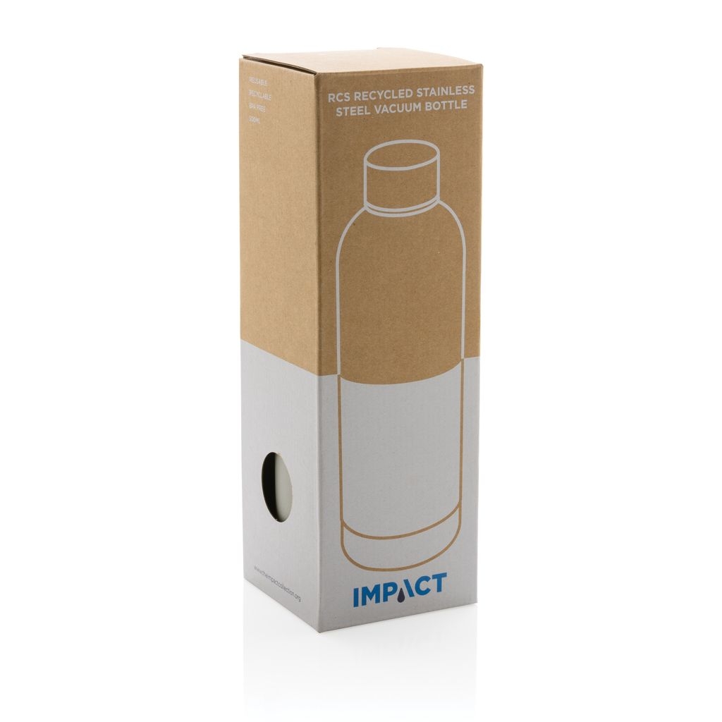 XDP435.70-0Impact Vakuumflasche aus RCS recyceltem Stainless-Steel_ silber