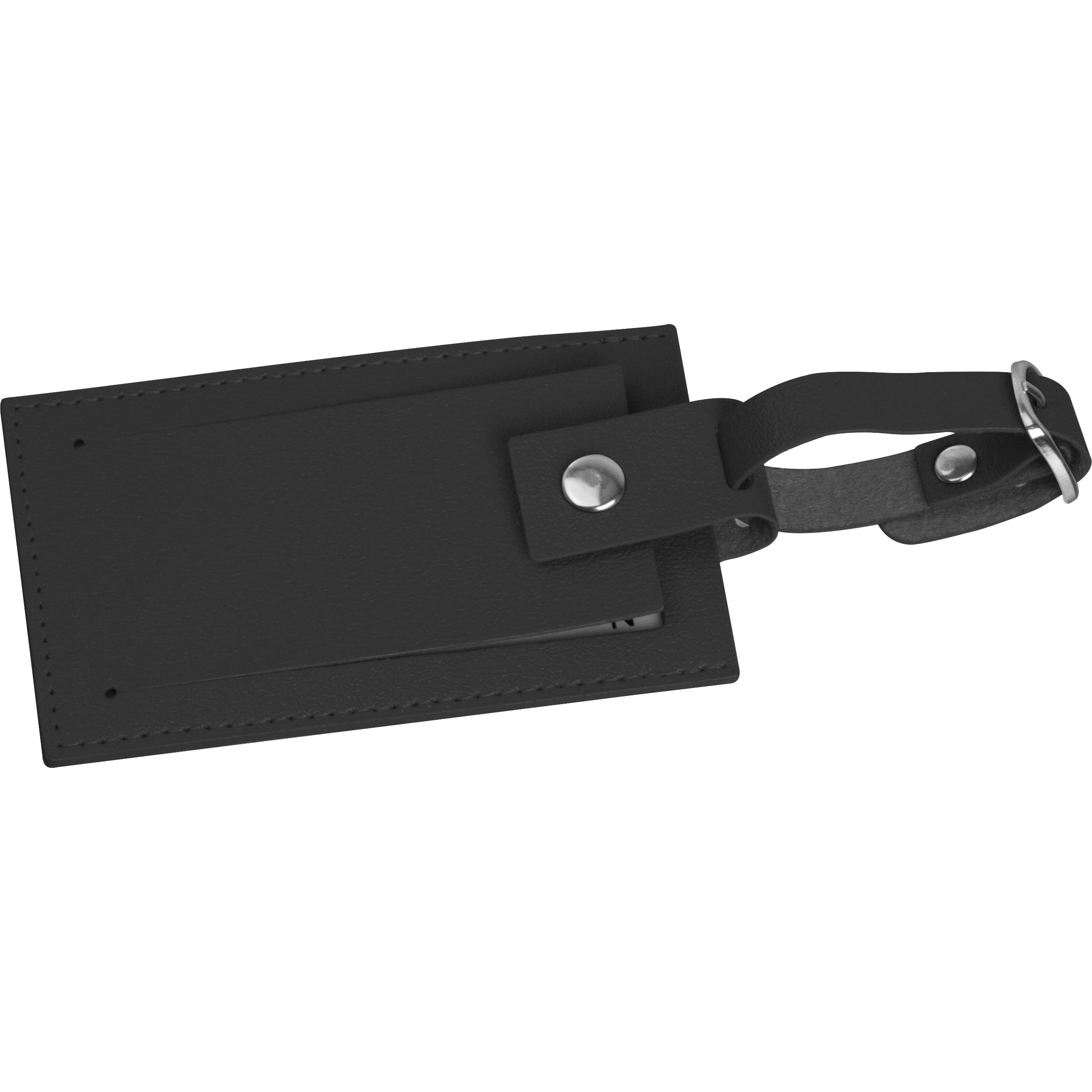 MA94938-03Kofferanhaenger aus Kunstleder AMALIA_ schwarz
